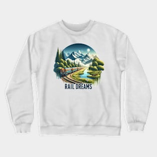 Train, Rail Dreams Crewneck Sweatshirt